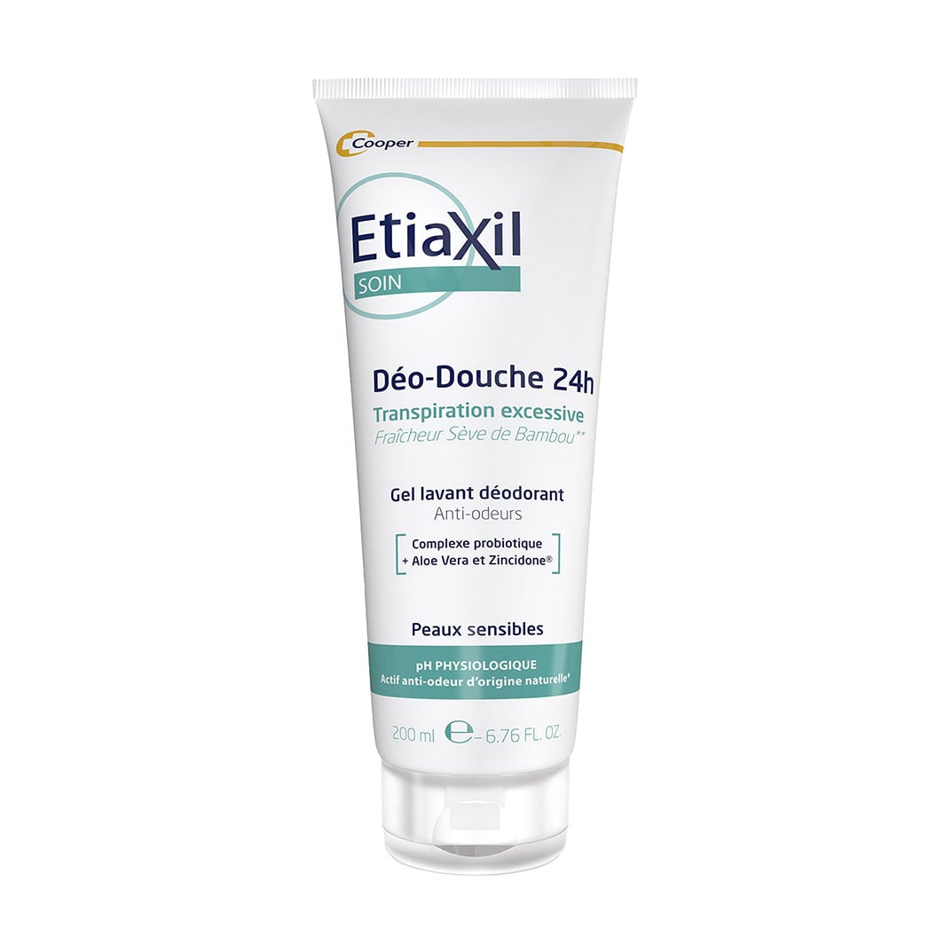 Гель-дезодорант для душу Etiaxil Deo-Shampoo 24h Deodorant Shower Gel Bamboo з пробіотиком, 200 мл